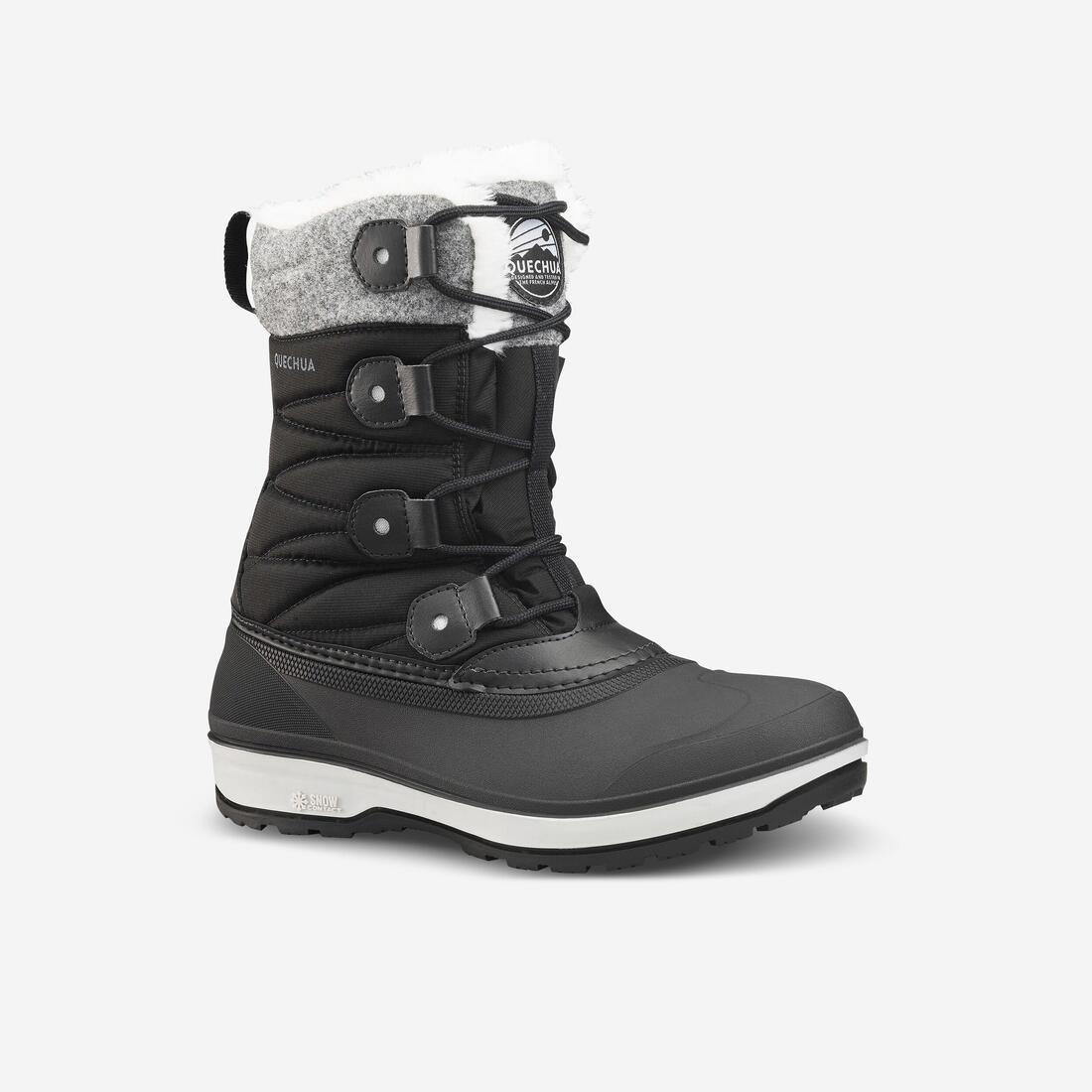 QUECHUA--WARM SNOW BOOTS NH500 HIGH BLACK C, No Color, large image number 0
