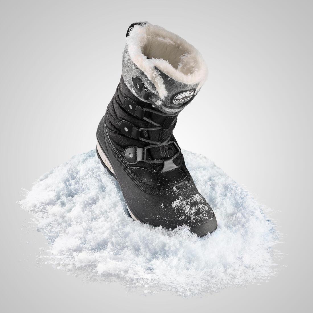 QUECHUA--WARM SNOW BOOTS NH500 HIGH BLACK C, No Color, large image number 5