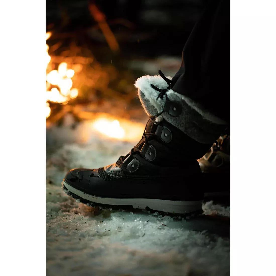 QUECHUA--WARM SNOW BOOTS NH500 HIGH BLACK C, No Color, large image number 8