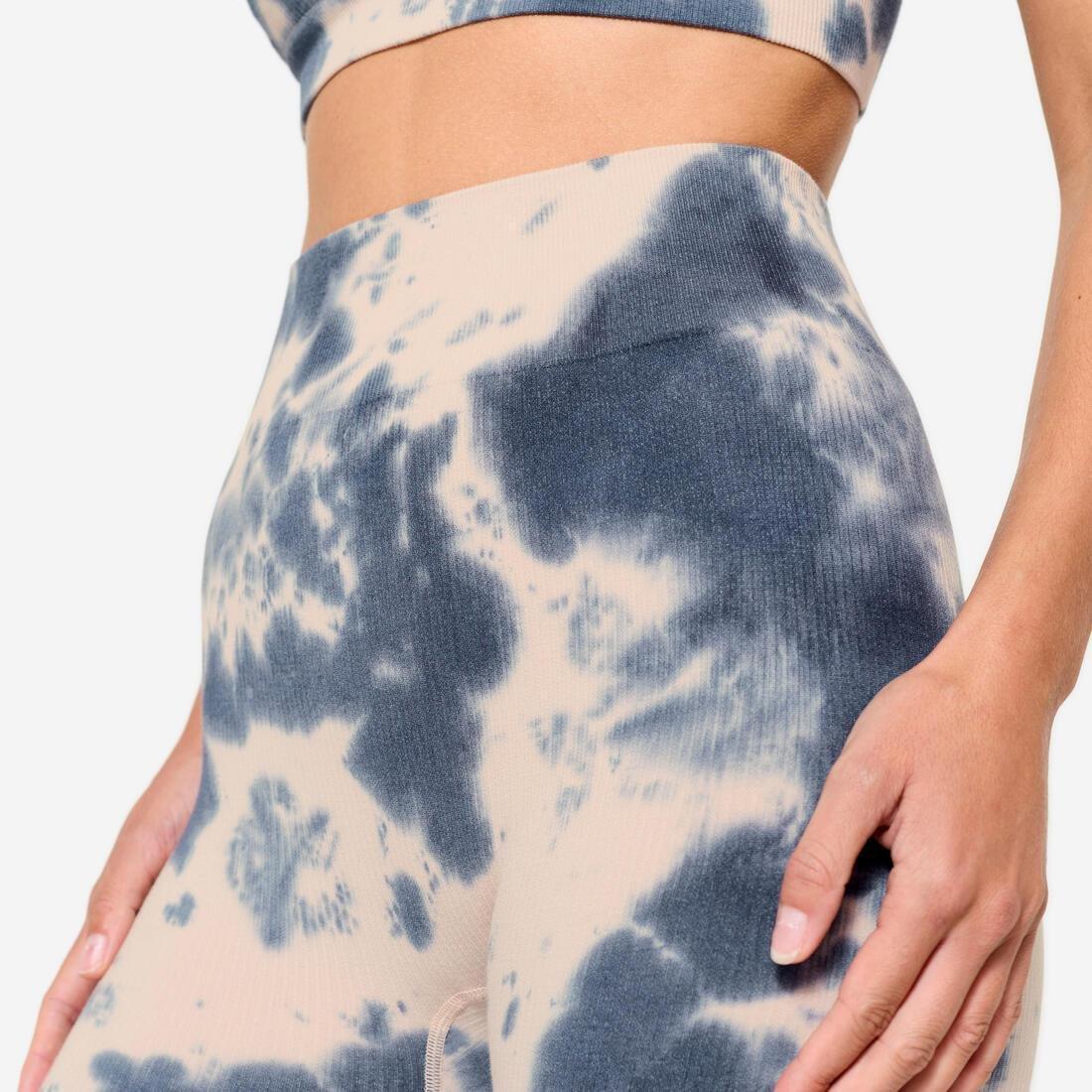 Women High-Waisted Fitness Leggings, Multicolour, 5401_000, large image number 5