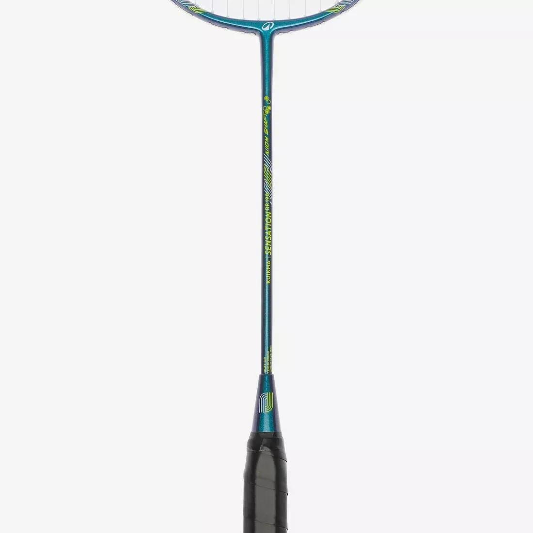 Adults Badminton Racket - Br Sensation 190, Green, No Color, large image number 4