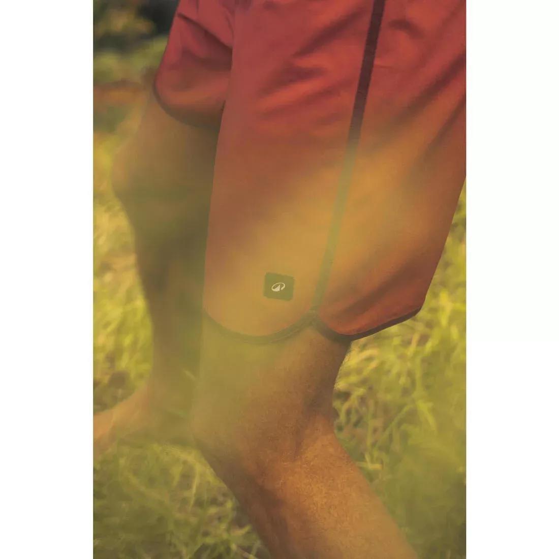 Men Surfing Boardshorts Mid-Length Surf Shorts 18&rdquo; - 500 Marin, Brown, No Color, large image number 11