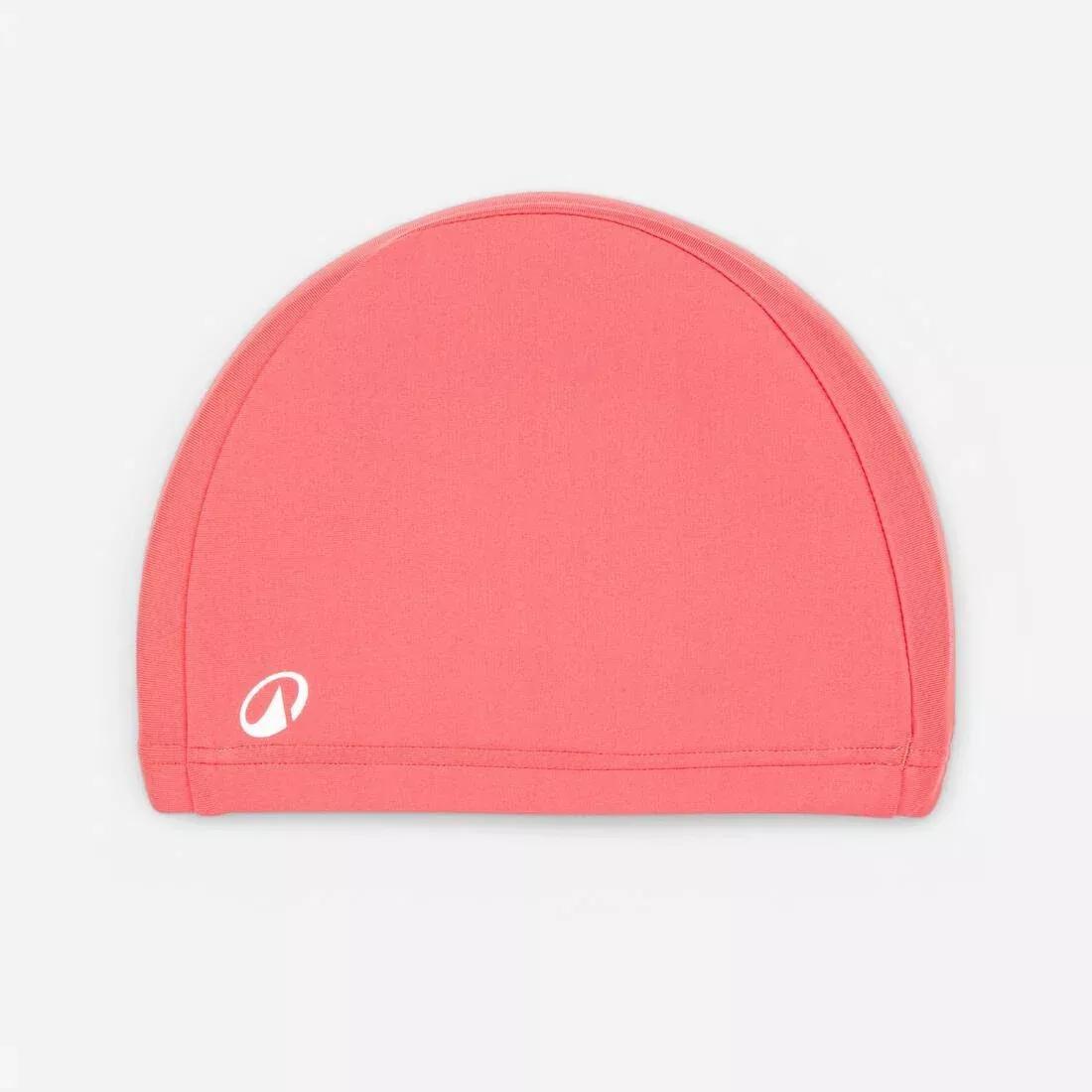 Fabric swim cap - size M, Beige, No Color, medium