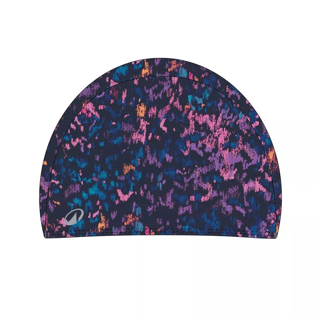 Mesh Swim Cap - Printed Fabric - Size M - Zebra, Pink, No Color, large image number 1