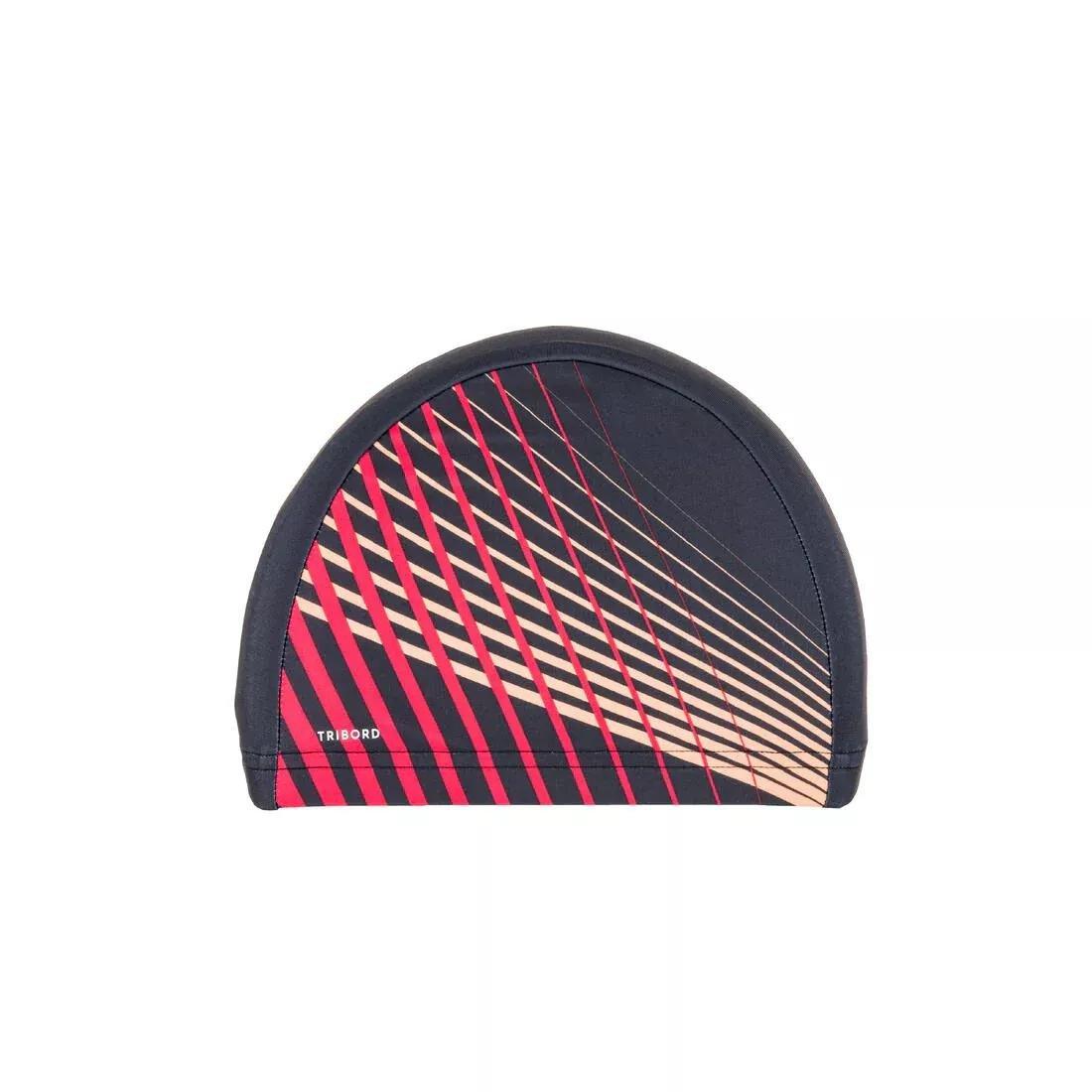 Mesh Swim Cap - Printed Fabric - Size M - Zebra, Pink, No Color, large image number 4