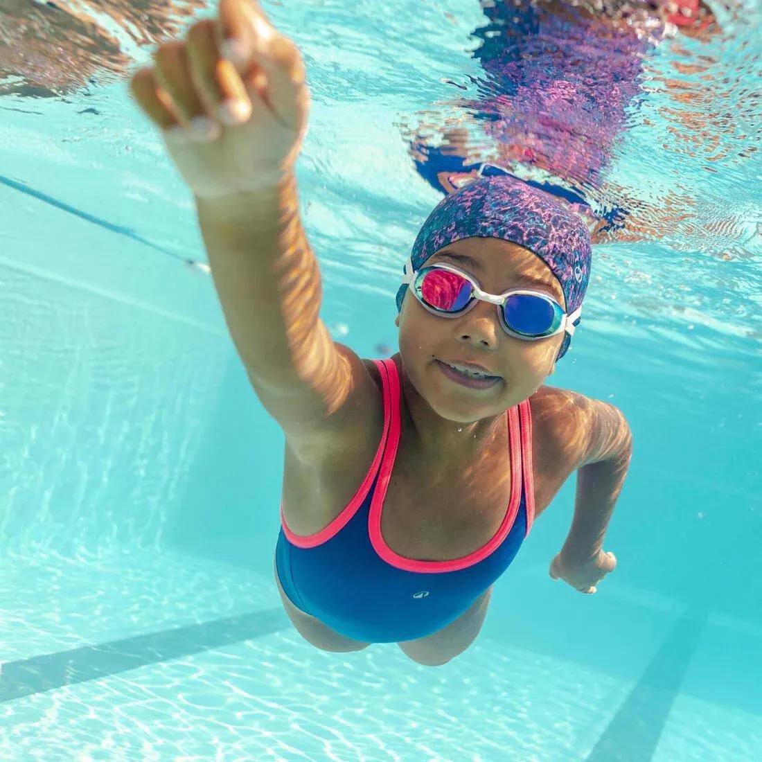 Mesh Swim Cap - Printed Fabric - Size M - Zebra, Pink, No Color, large image number 8