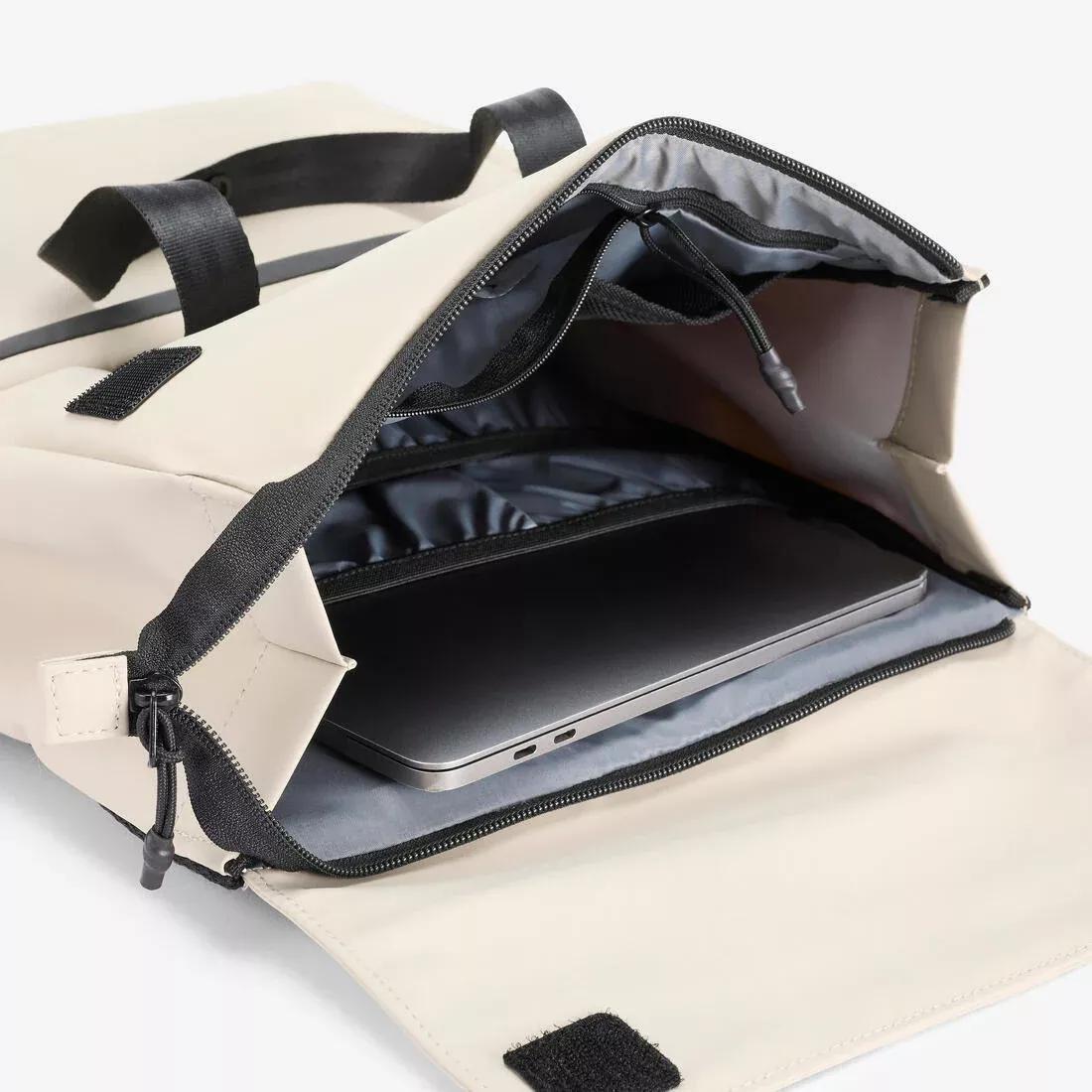 15L Water-repellent backpack with laptop compartment, Black, No Color, medium