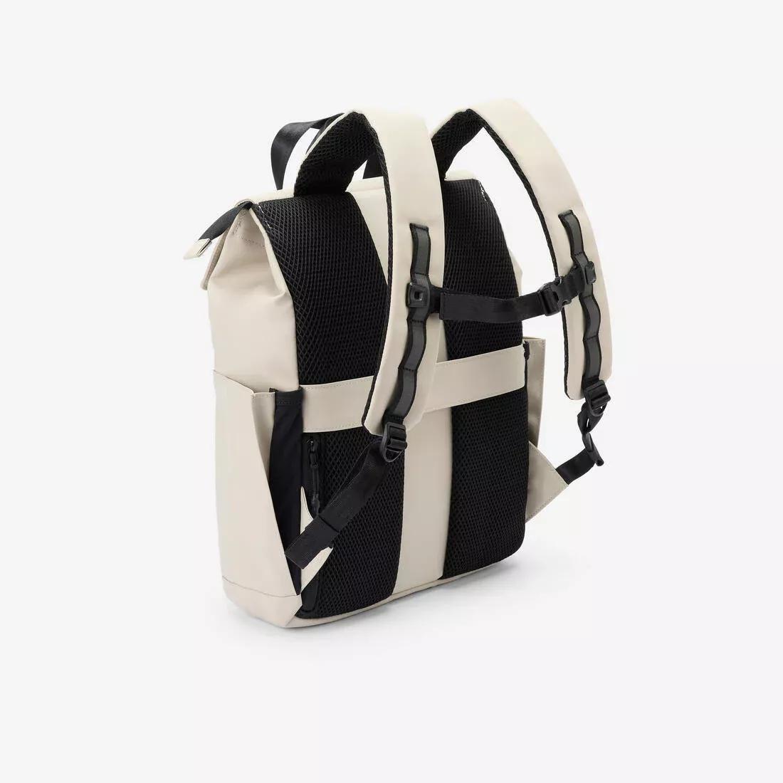 15L Water-repellent backpack with laptop compartment, Black, No Color, large image number 4
