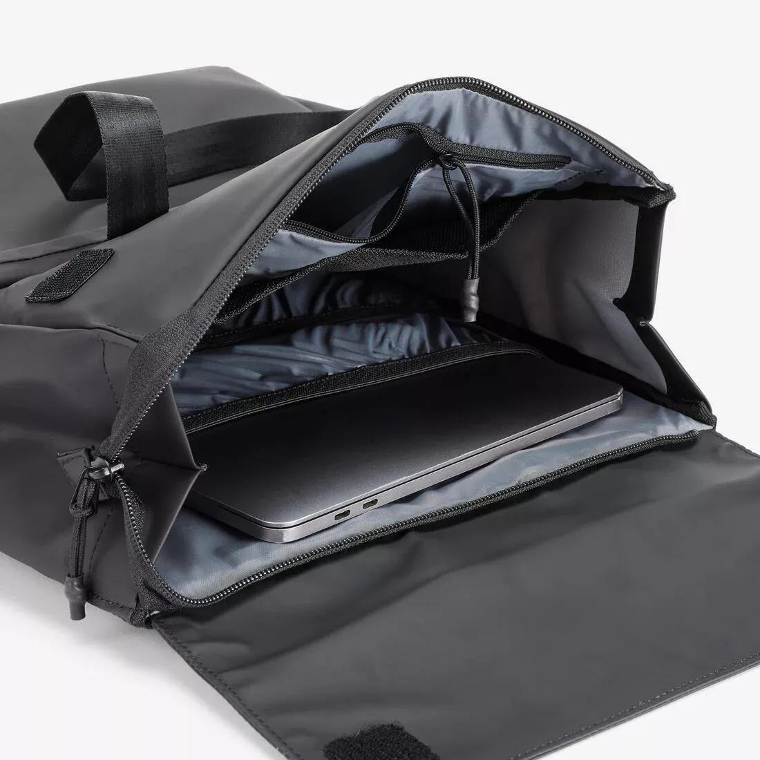 15L Water-repellent backpack with laptop compartment, Black, No Color, large image number 5