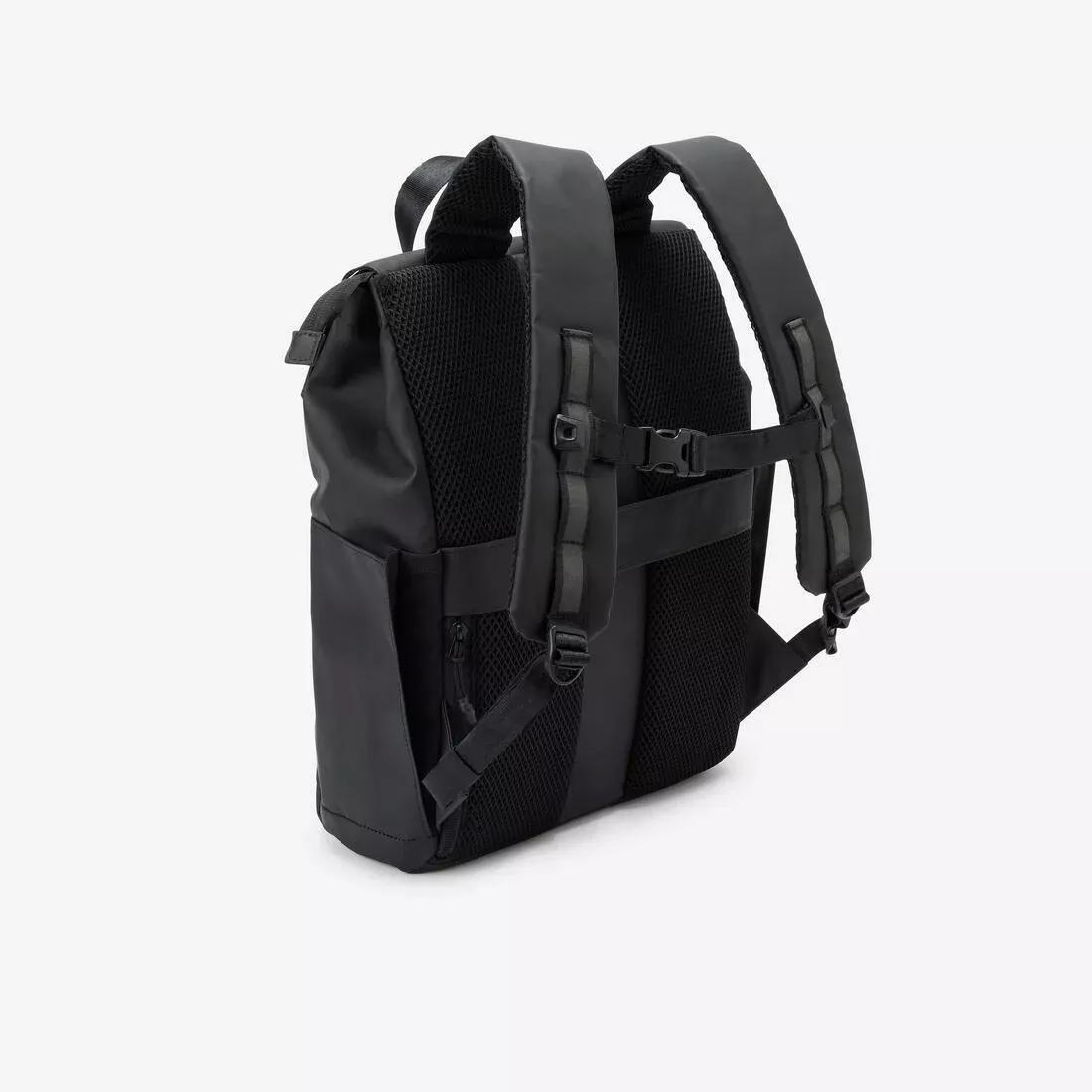 15L Water-repellent backpack with laptop compartment, Black, No Color, large image number 6