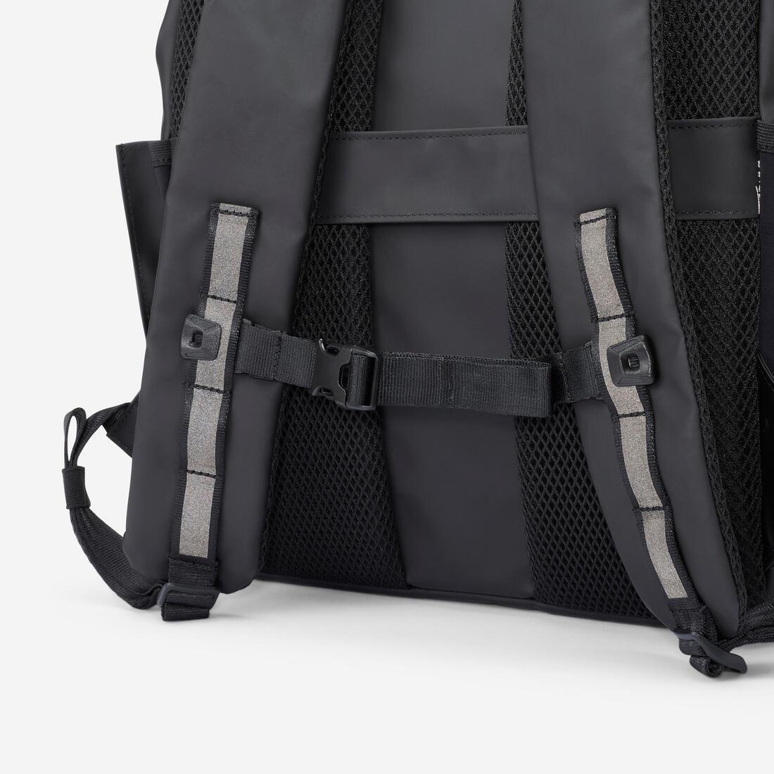 15L Water-repellent backpack with laptop compartment, Black, No Color, large image number 8