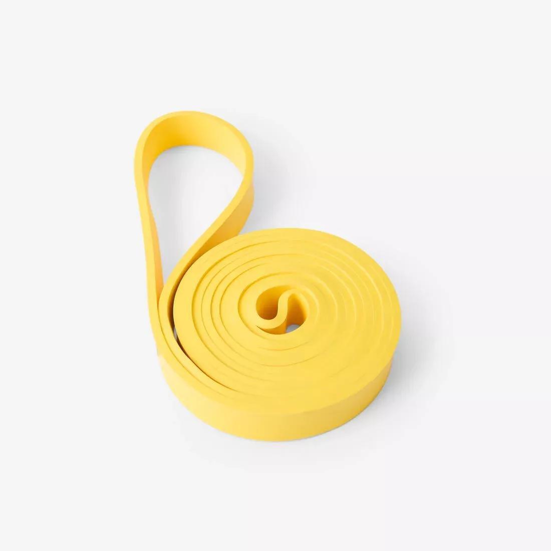 20 kg Resistance Band, Yellow, No Color, medium
