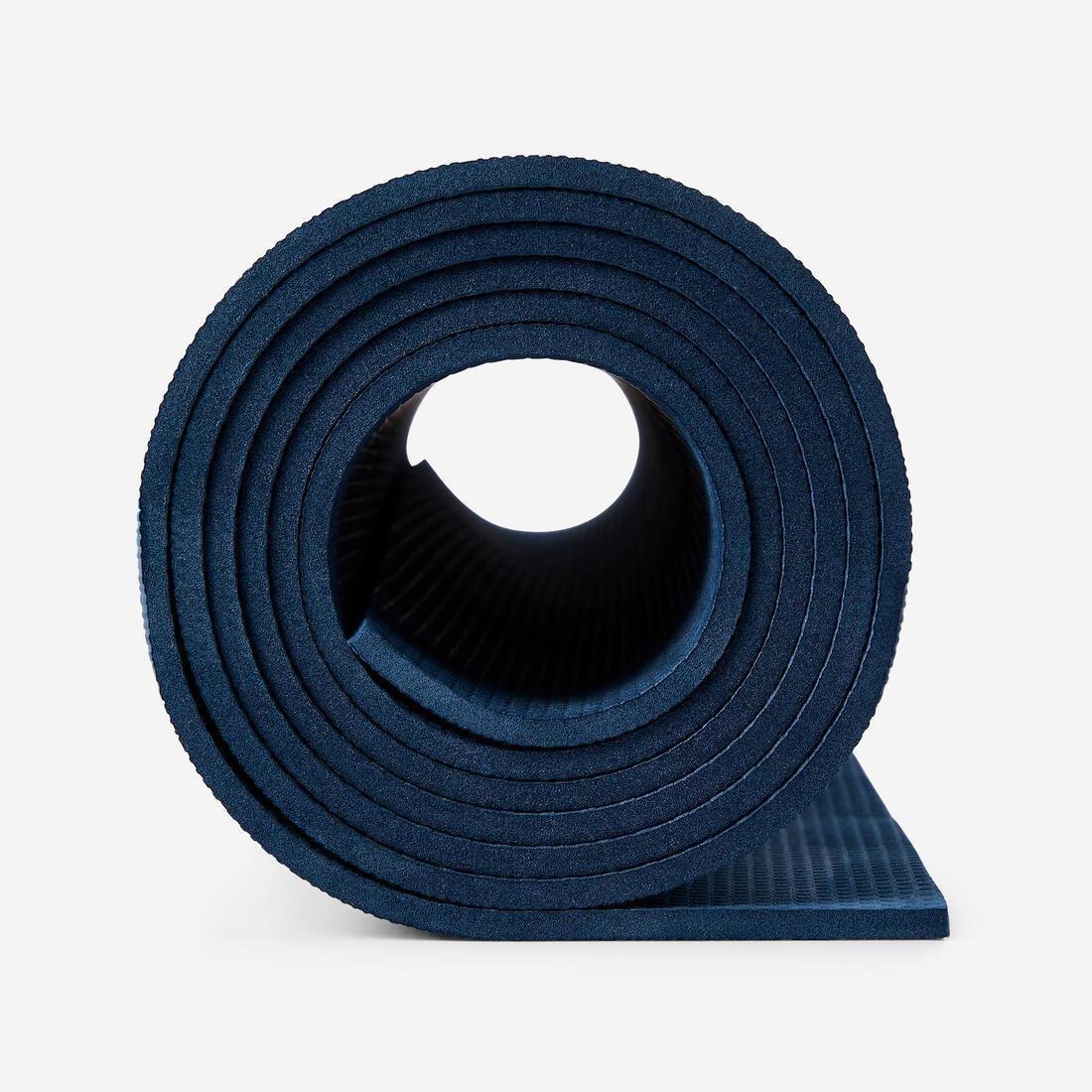 5 mm Grippy and Comfortable Beginner Yoga Mat, Blue, No Color, large image number 9