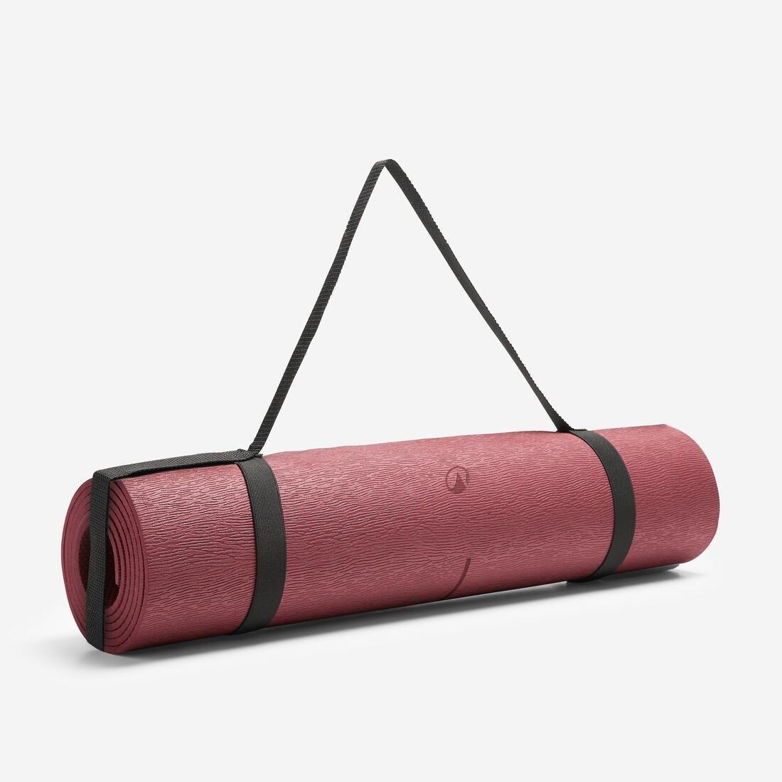 5 mm Grippy and Comfortable Beginner Yoga Mat, Brown, No Color, large image number 5