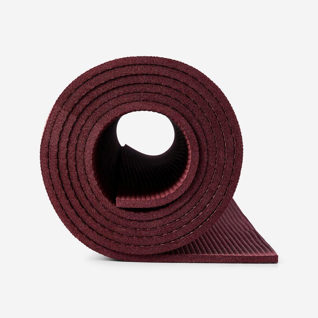 5 mm Grippy and Comfortable Beginner Yoga Mat, Brown, No Color, large image number 8