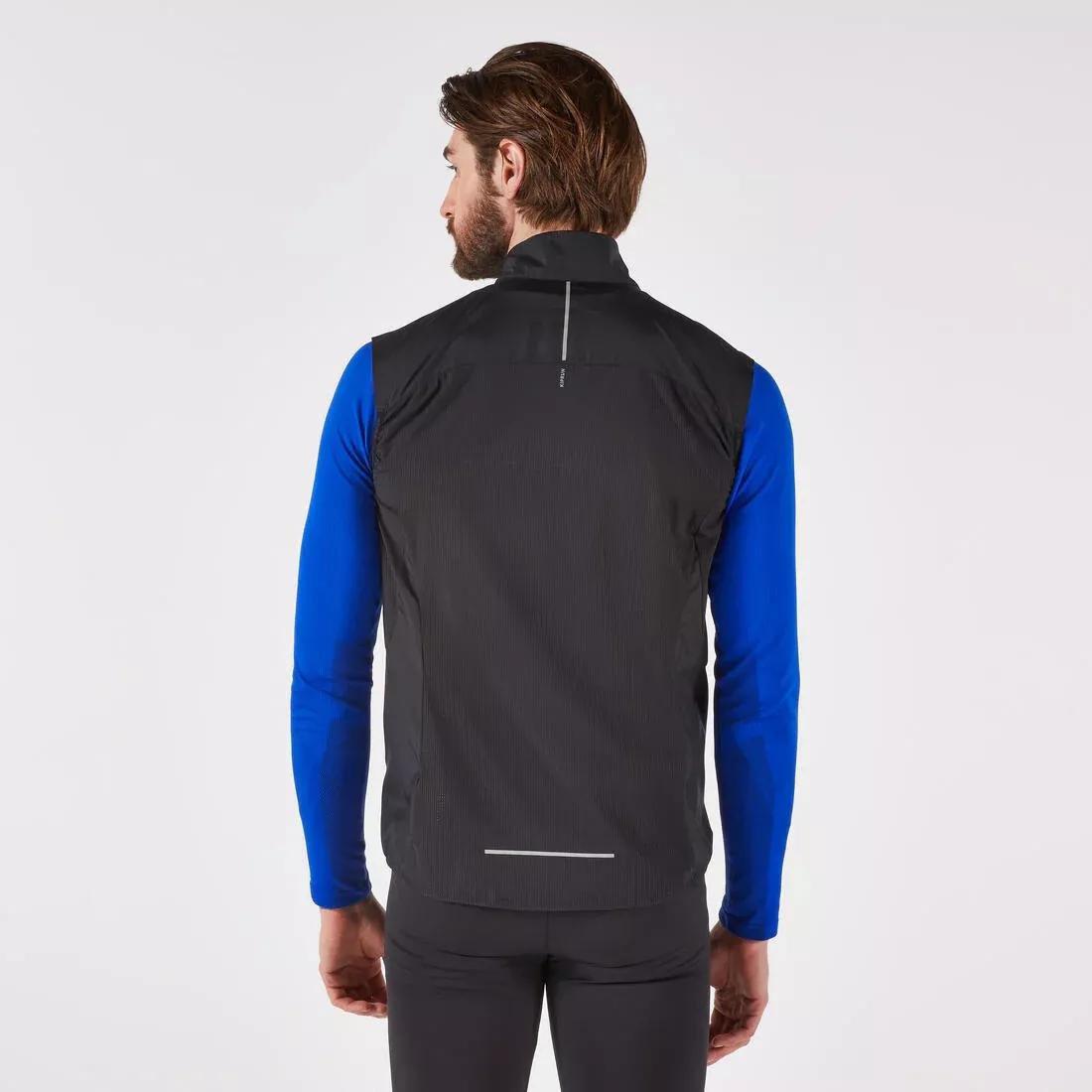 KIPRUN--SL JACKET WIND RUN 500 M BLACK, No Color, medium