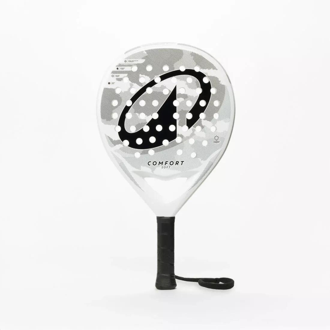Adult Padel Racket Comfort Soft, Black, No Color, large image number 0