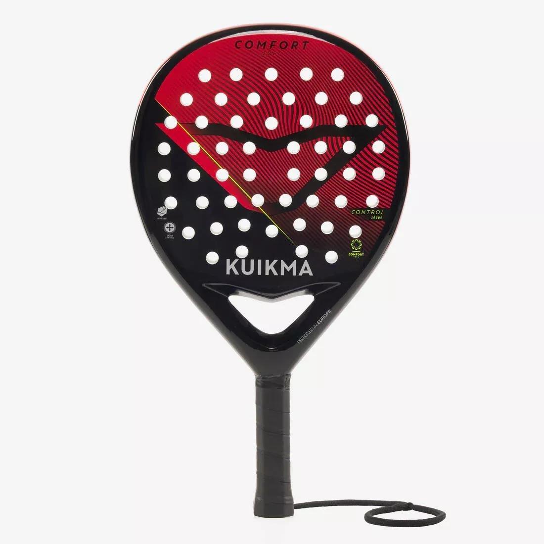 Adult Padel Racket Comfort Soft, Black, No Color, large image number 2