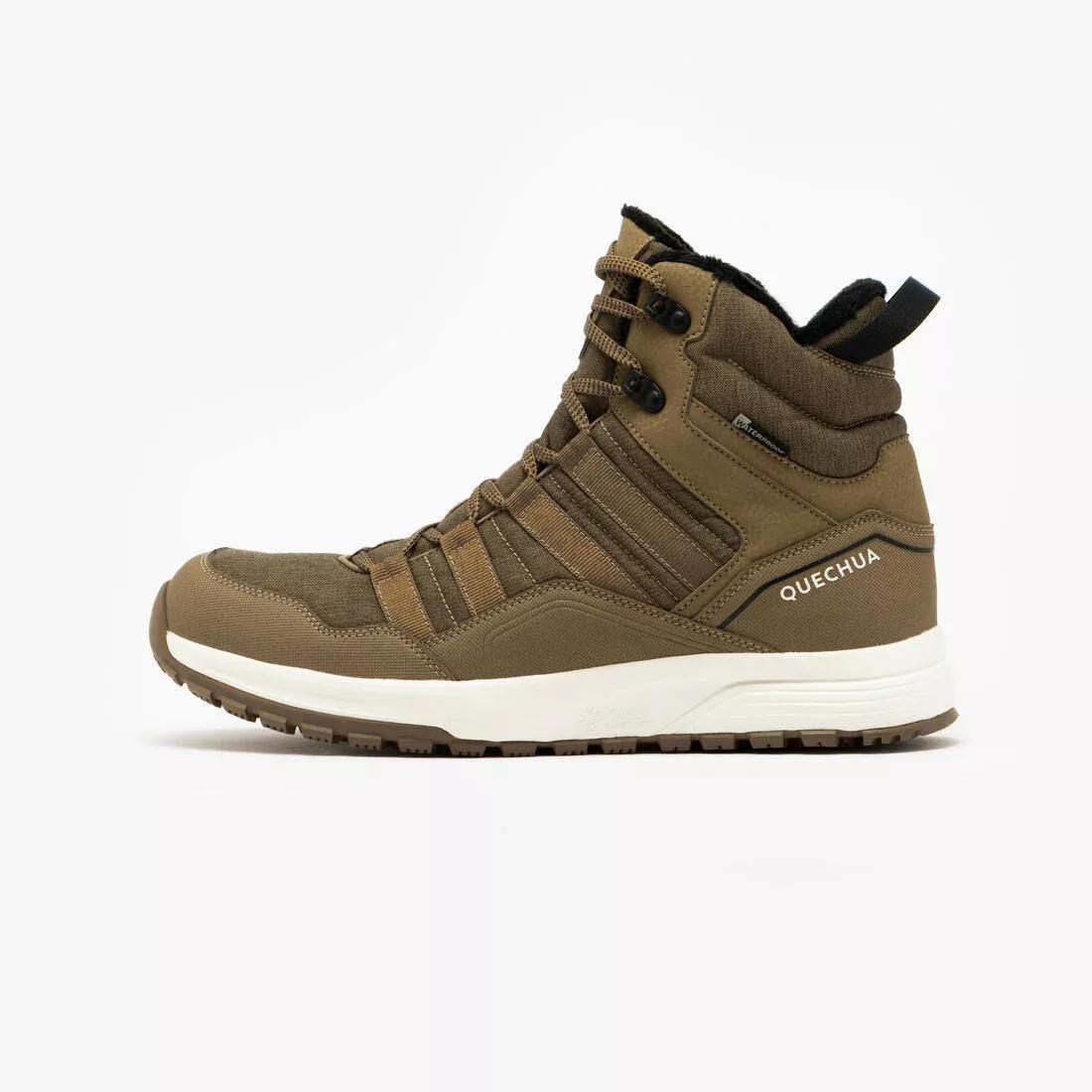 Men Warm, Waterproof Hiking Boots - NH500 Mid, Brown, 5401_000, medium