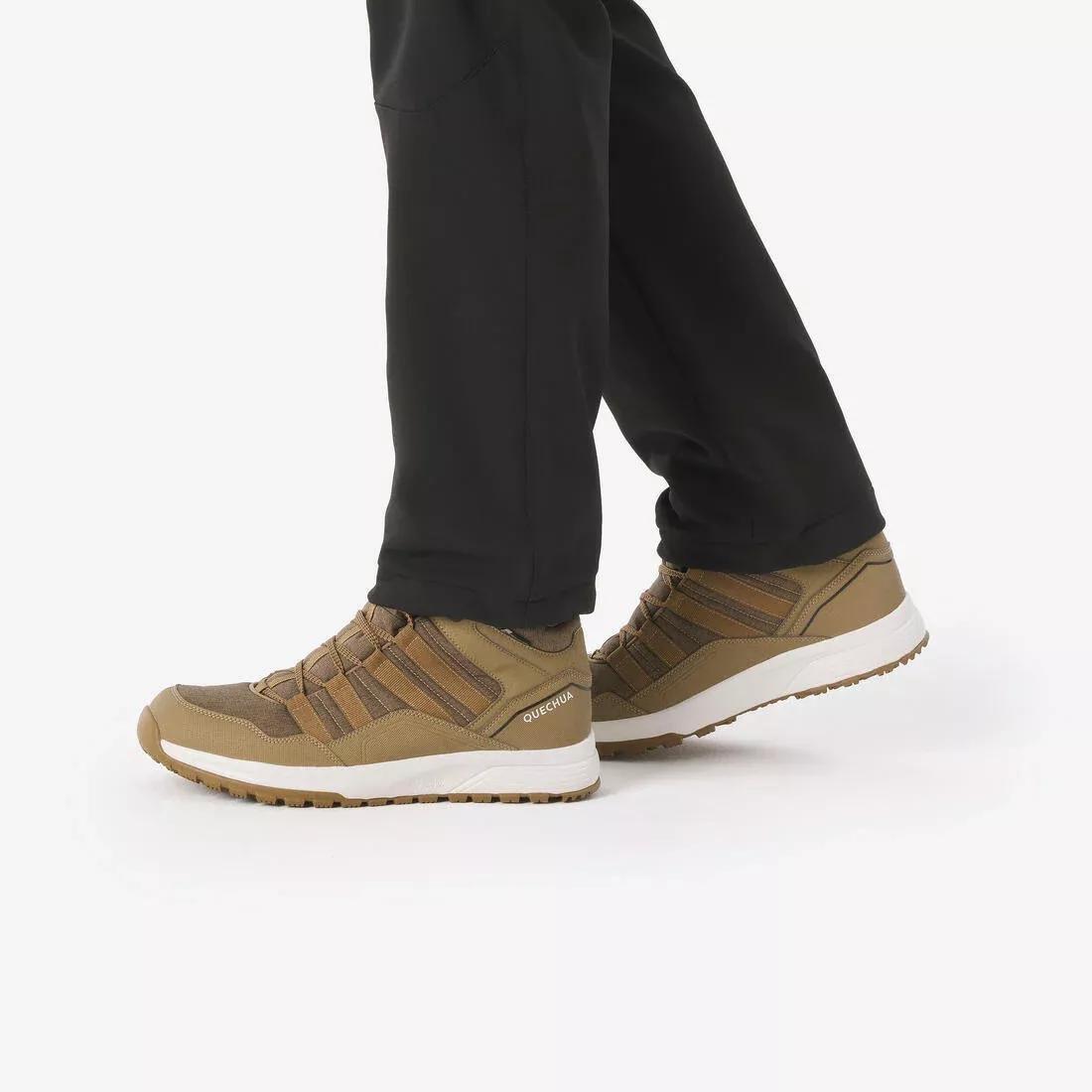 Men Warm, Waterproof Hiking Boots - NH500 Mid, Brown, 5401_000, large image number 8