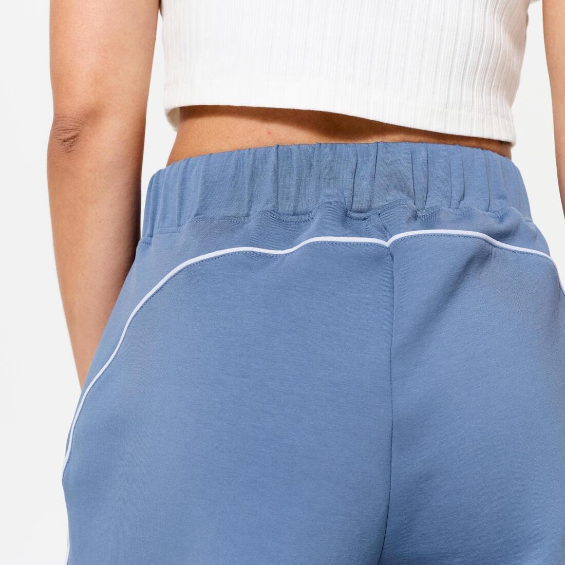 Women Loose Fit Fitness Shorts, Beige, No Color, large image number 7