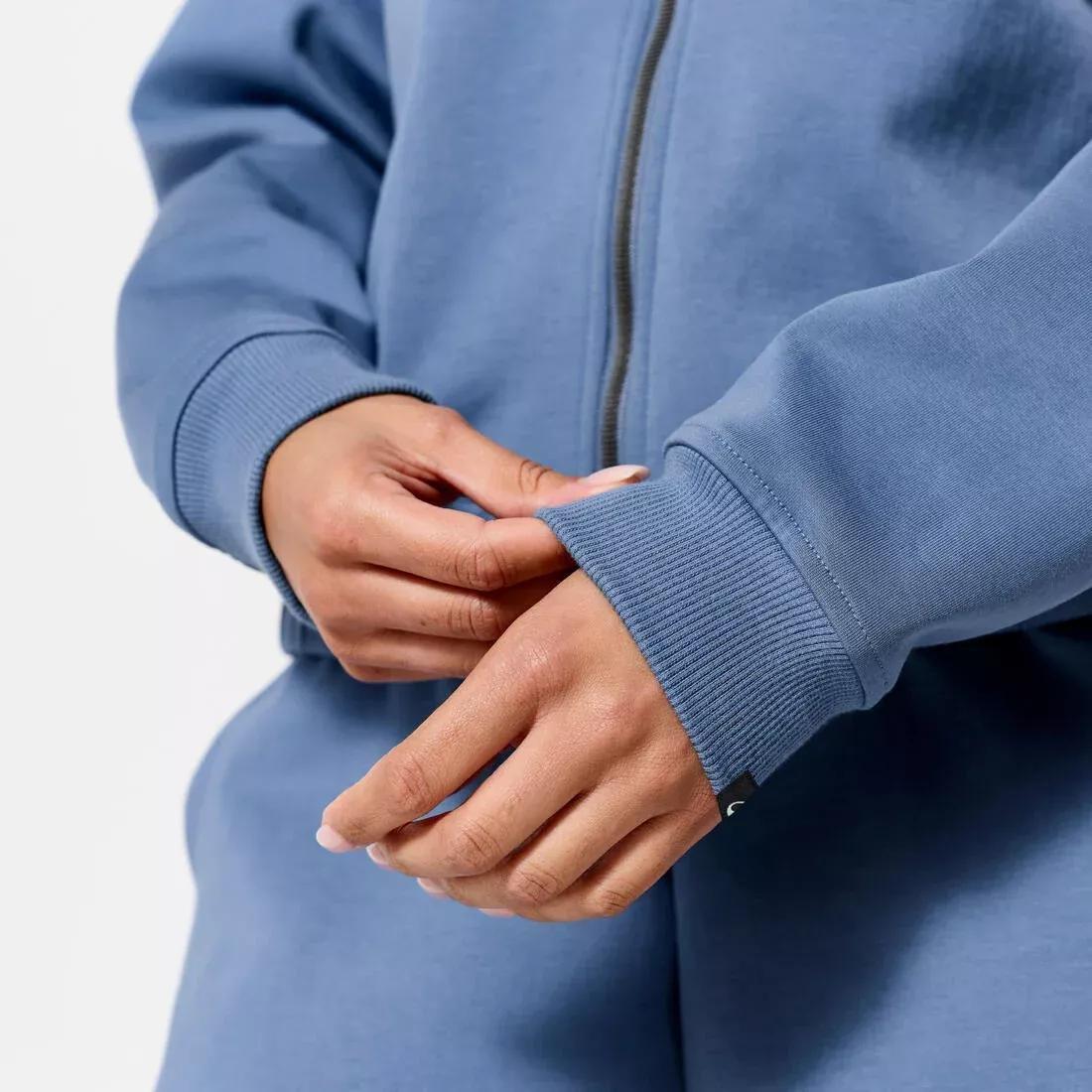 Women Zipped Bomber Jacket With Piping, Beige, No Color, large image number 8