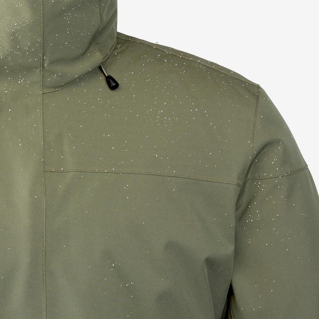 Men Waterproof Hiking Parka -10&deg;C - NH500, Khaki, 5401_000, large image number 3