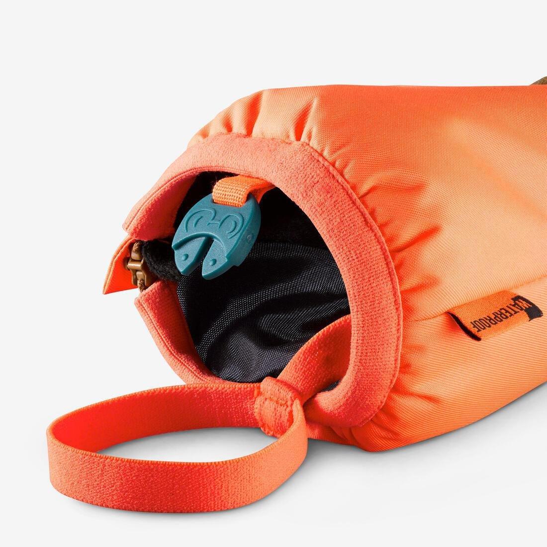 Kids Girls Warm Ski Mittens 500 - 3-6 Years, Pink, No Color, large image number 10