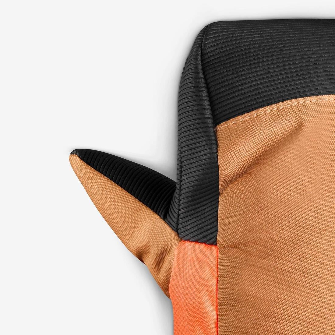 Kids Girls Warm Ski Mittens 500 - 3-6 Years, Pink, No Color, large image number 12