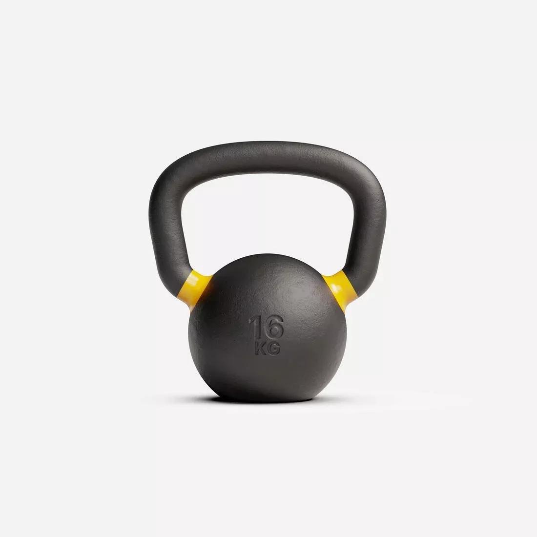 Cross Training And Weight Training 16 Kg Kettlebell - Pro, Black, No Color, large image number 0