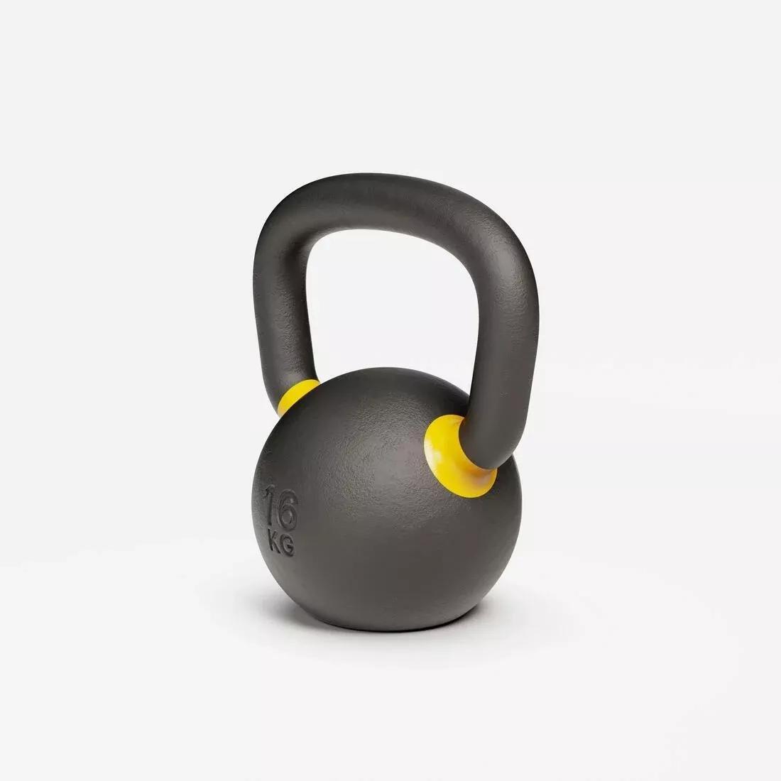 Cross Training And Weight Training 16 Kg Kettlebell - Pro, Black, No Color, large image number 2