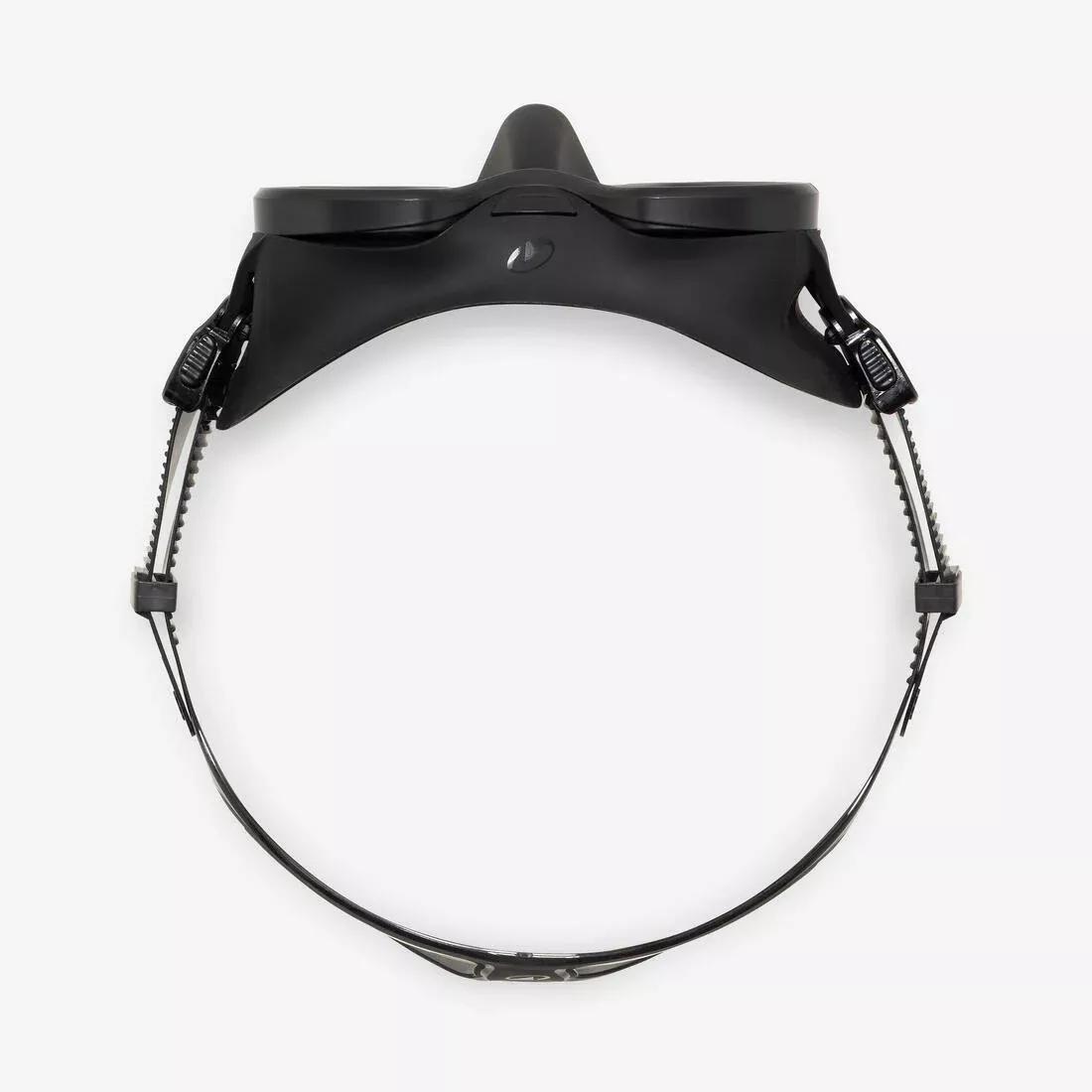 Freediving And Spearfishing Low Volume Anti-Fog Mask - 500 Dual LV, Black, No Color, large image number 6