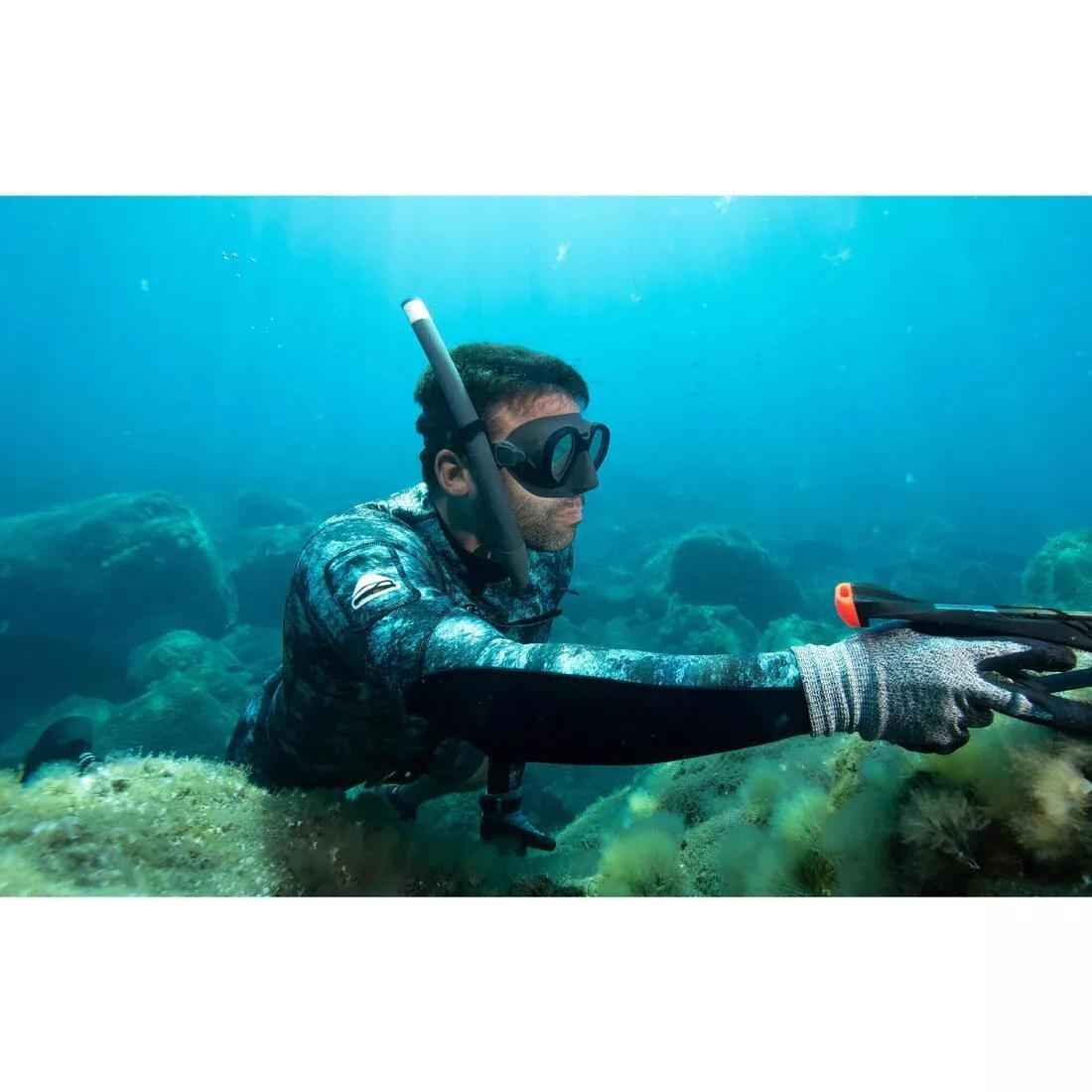 Freediving And Spearfishing Low Volume Anti-Fog Mask - 500 Dual LV, Black, No Color, large image number 11