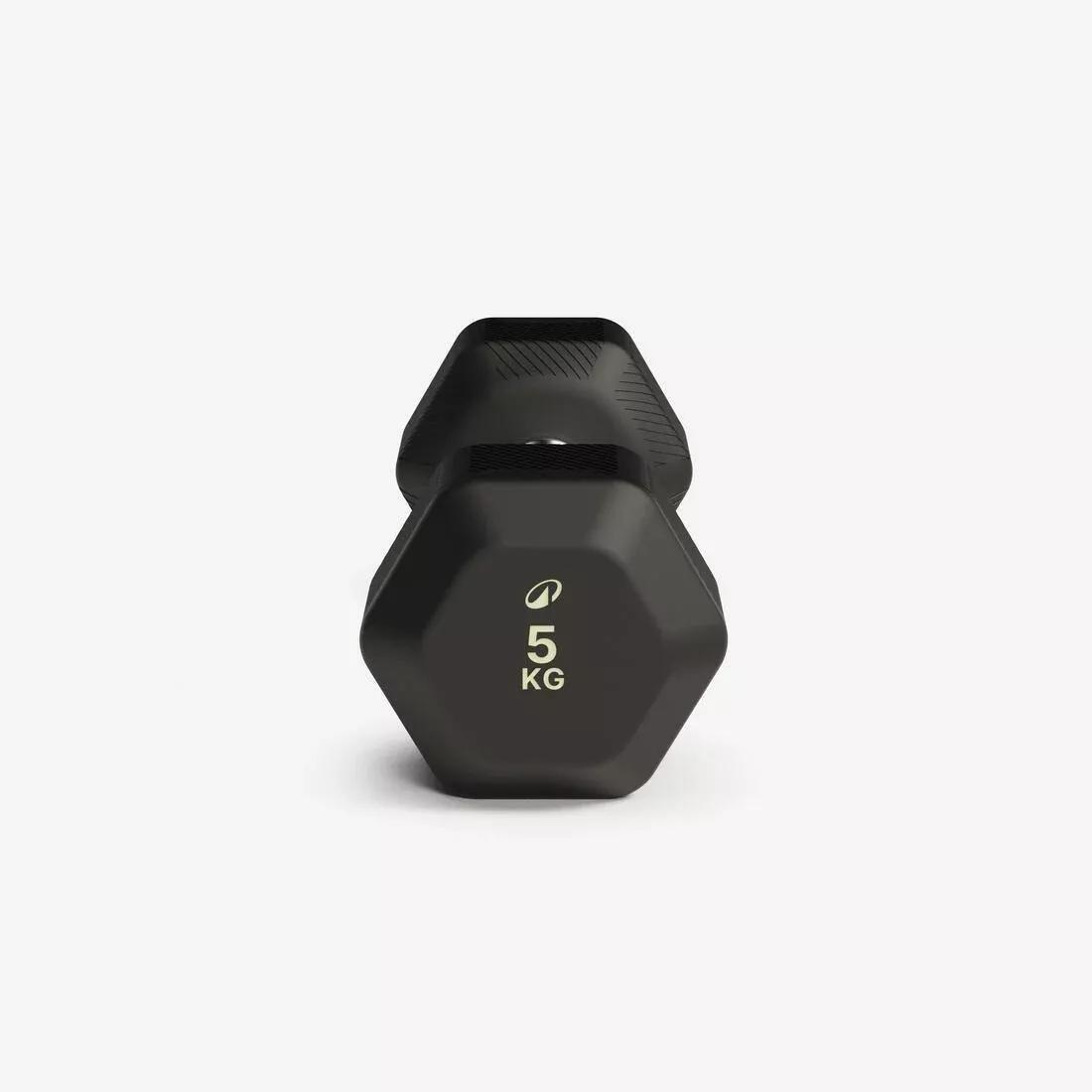 Hex Dumbbell Cross Training And Weight Training 5kg, Black, No Color, large image number 3