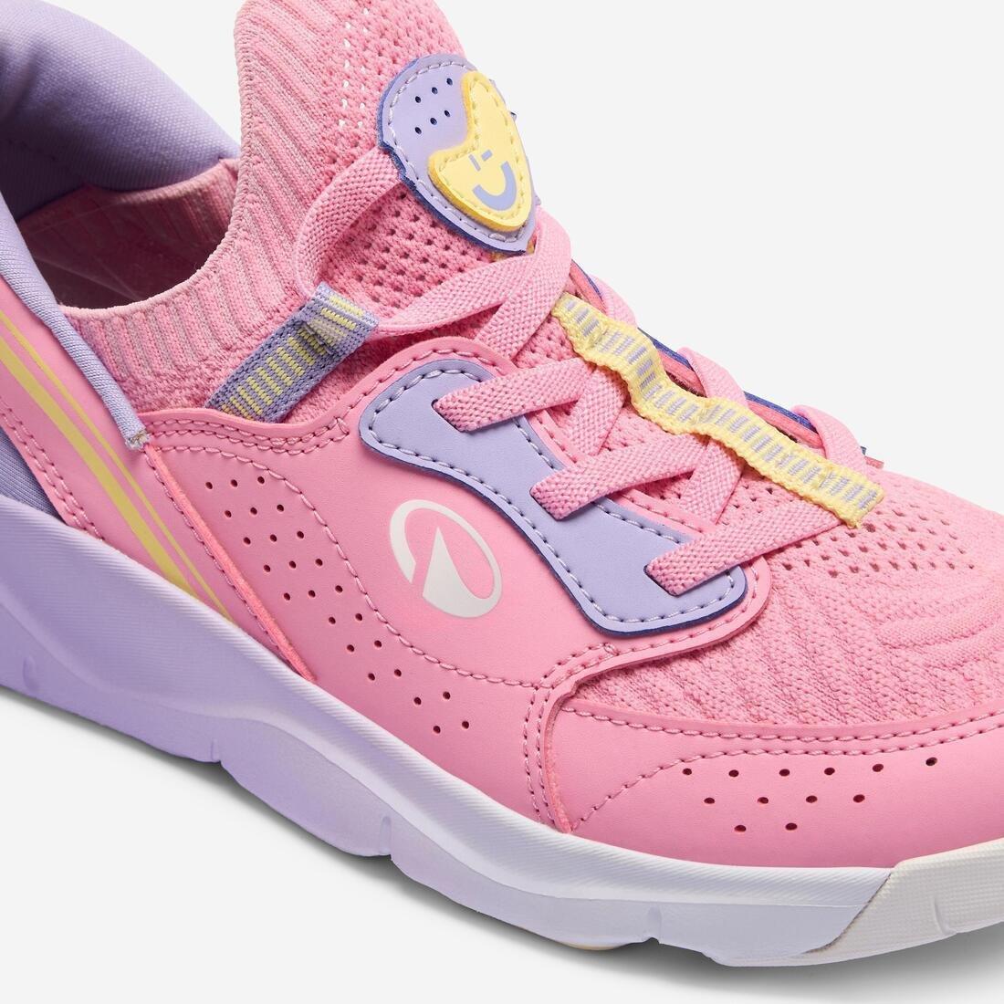 BEGONIA PINK Kids' Unisex Multisports Easy-On Trainers Playful Easy, No Color, large image number 2