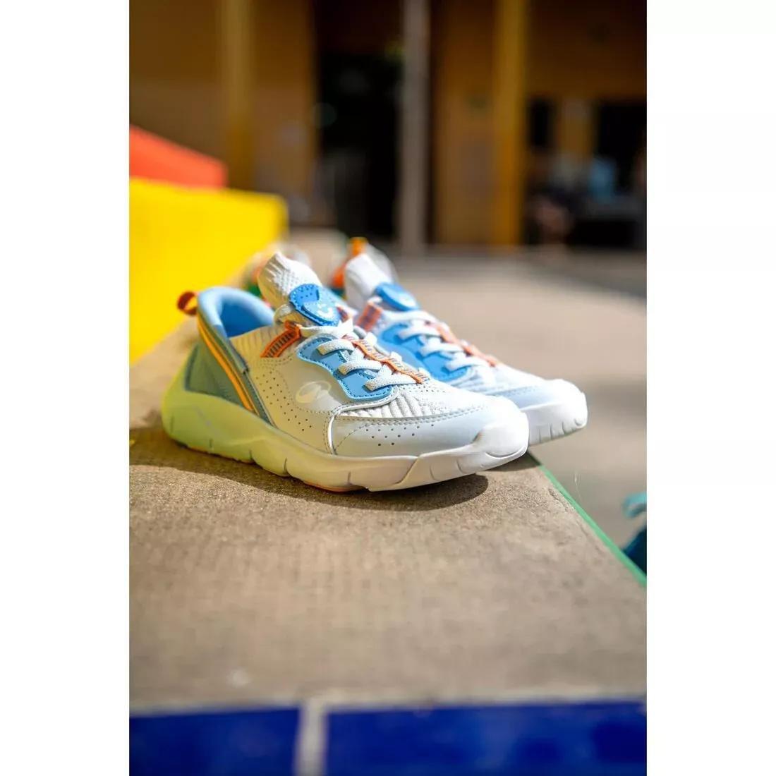 Kids Unisex Multisports Easy-On Trainers Playful Easy, Blue, No Color, large image number 8