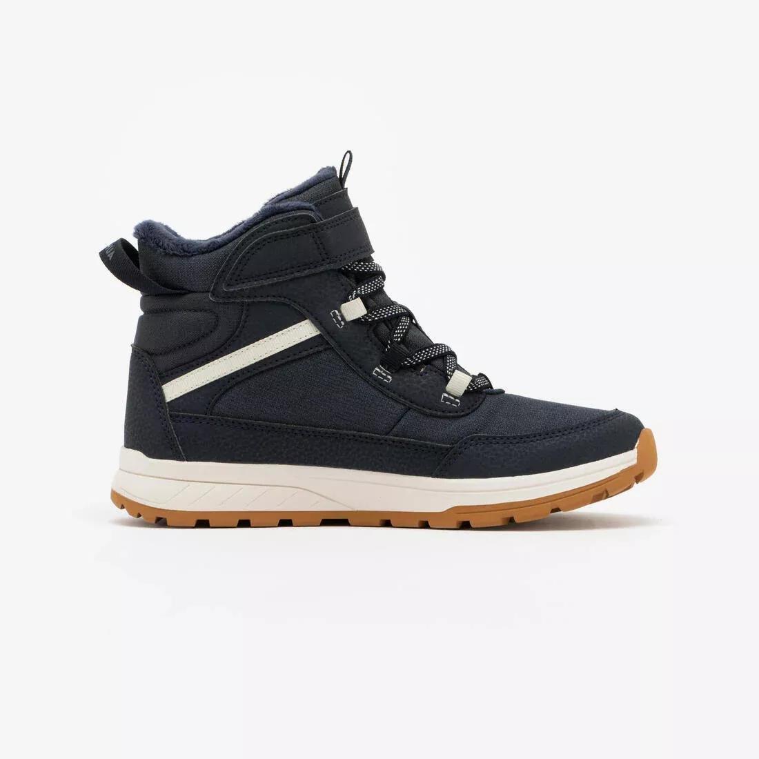 Kids Unisex Waterproof Snow Boots - SH500 Synth Warm, Blue, No Color, large image number 5