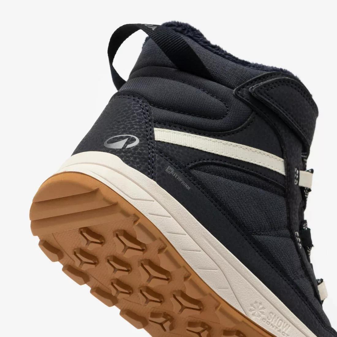 Kids Unisex Waterproof Snow Boots - SH500 Synth Warm, Blue, No Color, large image number 7