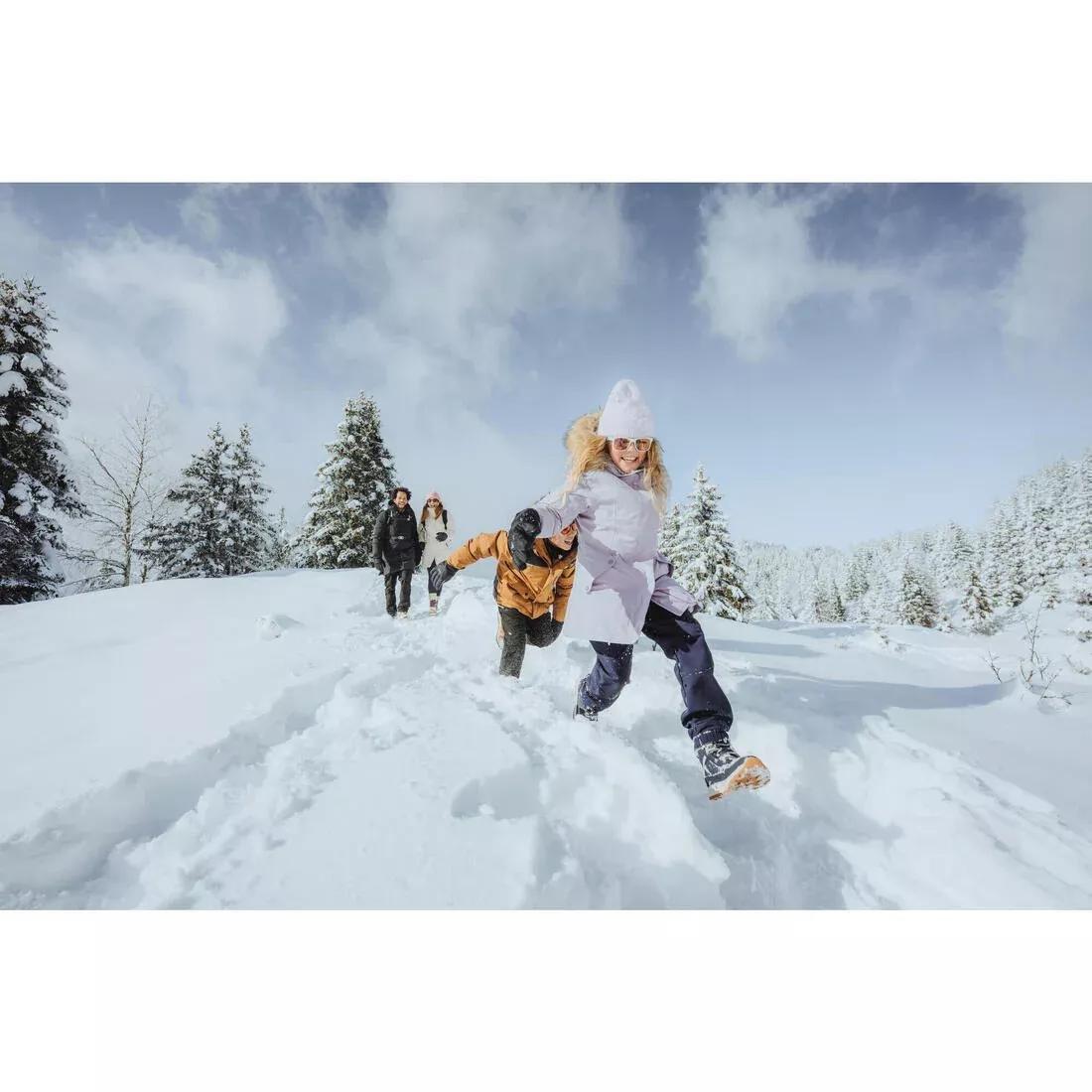 Kids Unisex Waterproof Snow Boots - SH500 Synth Warm, Blue, No Color, large image number 10