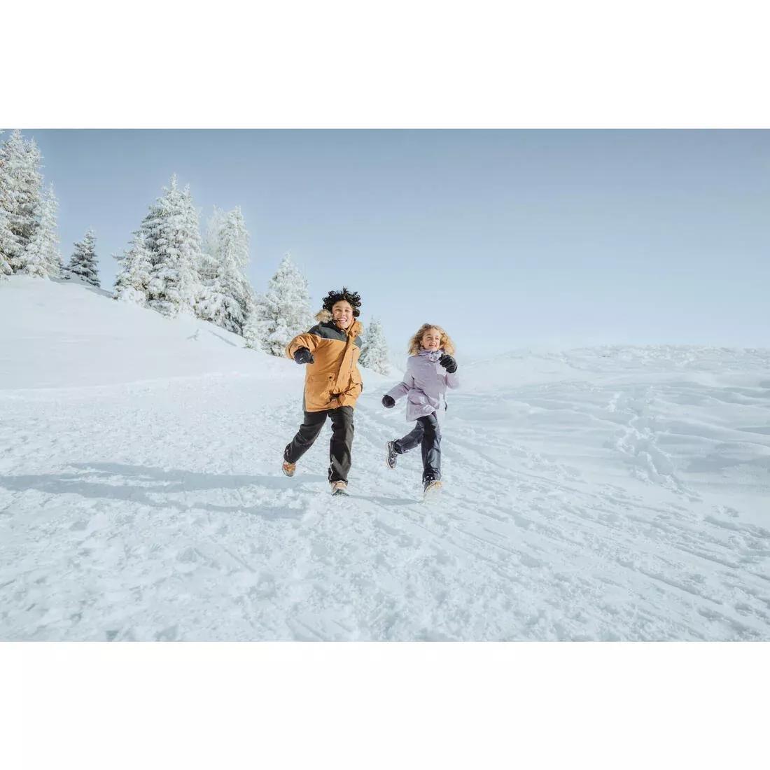 Kids Unisex Waterproof Snow Boots - SH500 Synth Warm, Blue, No Color, large image number 11