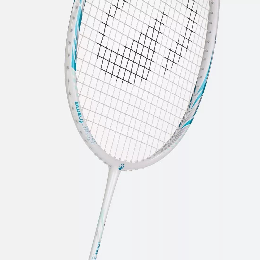 Unisex Badminton Racket - BR 560 Lite, White, No Color, medium