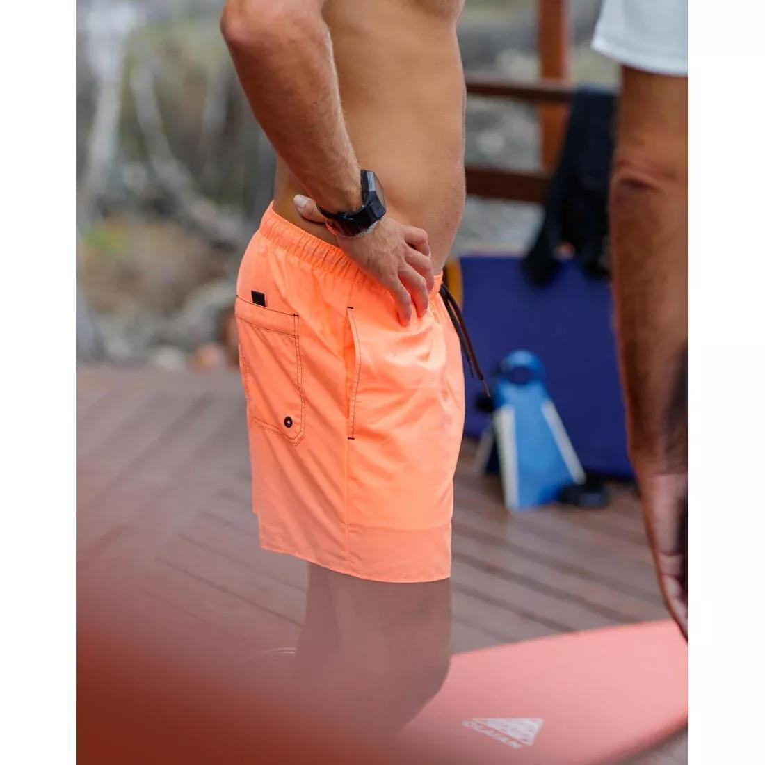 Men Surfing Boardshorts Swim Shorts - Hendaia Pockets, Blue, No Color, large image number 7