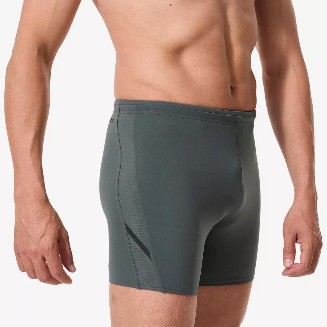 Men Long Swimming Boxer, Green, No Color, large image number 9