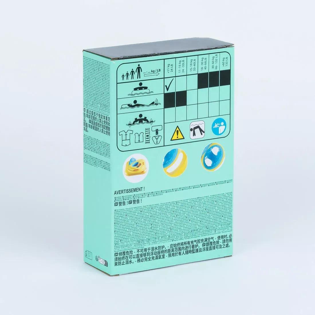 Baby Inflatable Swim Ring With Seat For Infants Weighing 7-11 Kg, Yellow, No Color, large image number 9