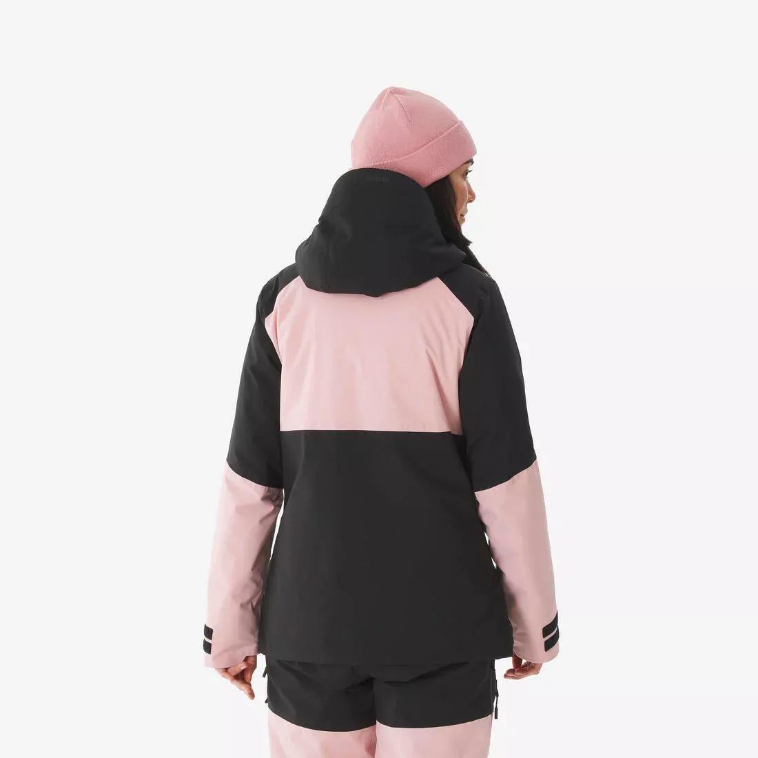 Women Warm And Breathable All-Mountain Ski And Snowboard Jacket - 500 am, Pink, No Color, large image number 2