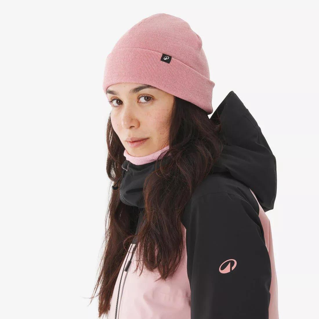 Women Warm And Breathable All-Mountain Ski And Snowboard Jacket - 500 am, Pink, No Color, large image number 3