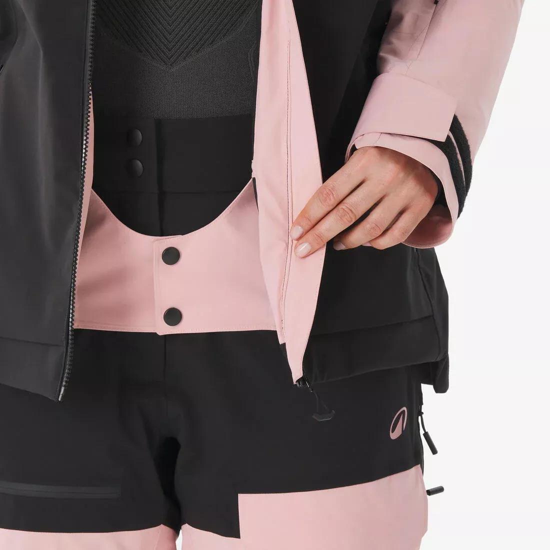 Women Warm And Breathable All-Mountain Ski And Snowboard Jacket - 500 am, Pink, No Color, large image number 6