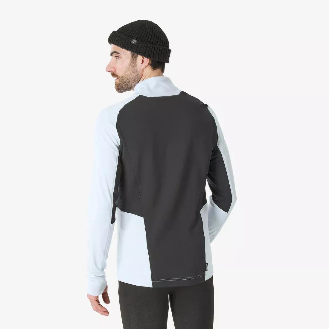 Men Thermal Base Layer - BL Top 500 Half-Zip, Blue, No Color, large image number 3