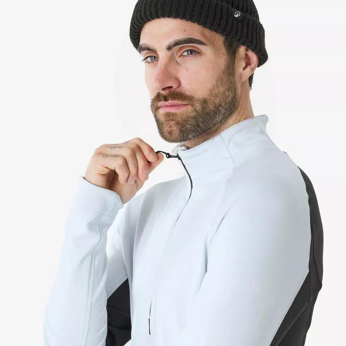 Men Thermal Base Layer - BL Top 500 Half-Zip, Blue, No Color, large image number 5