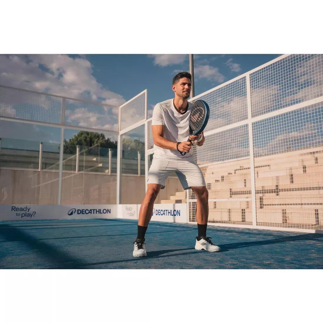 Men Breathable Padel Shorts Dry, Blue, No Color, large image number 7